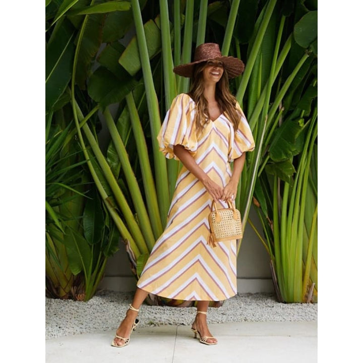 Monument Dress | Sun Stripe - Dress