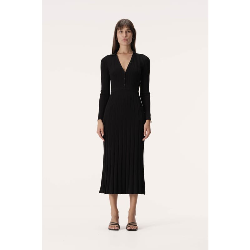 Morello Knit Dress Black - Dress