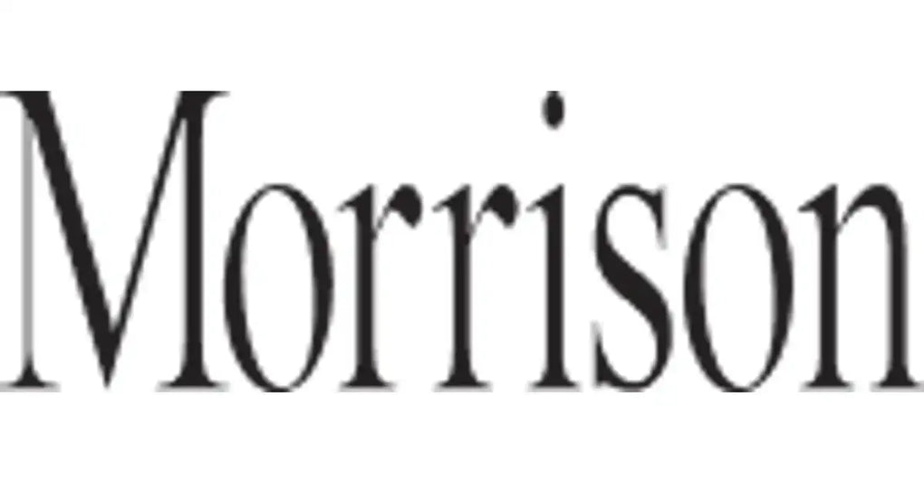 Morrison logo design in black on white background.