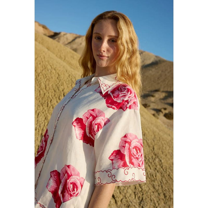 Neri Shirt | Antique Rose - Tops