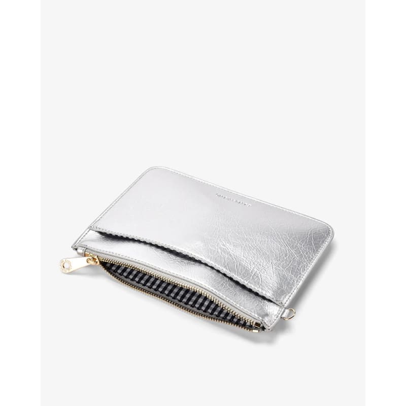 Nevada Pouch | Silver Crinkle - Accessories