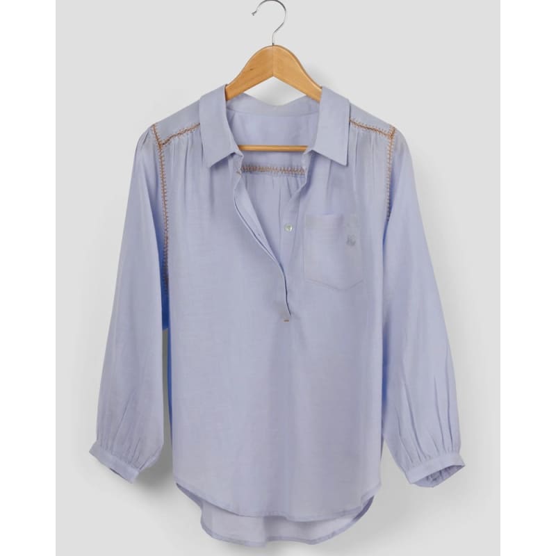 New Birkin Blouse | Blue Tops