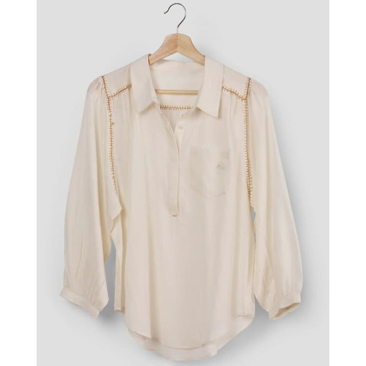 New Birkin Blouse | Ecru Tops