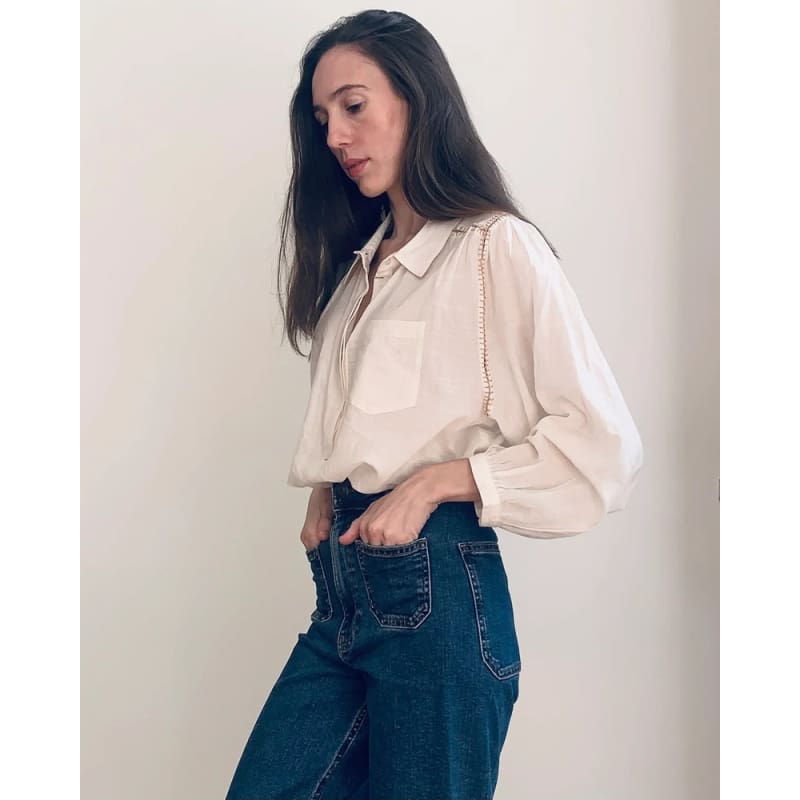 New Birkin Blouse | Ecru Tops