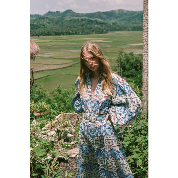 Noddy Dress | Lagoona Tile - Dress