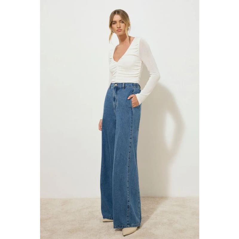 Nomada Denim Pant | Mid Indigo - Bottoms