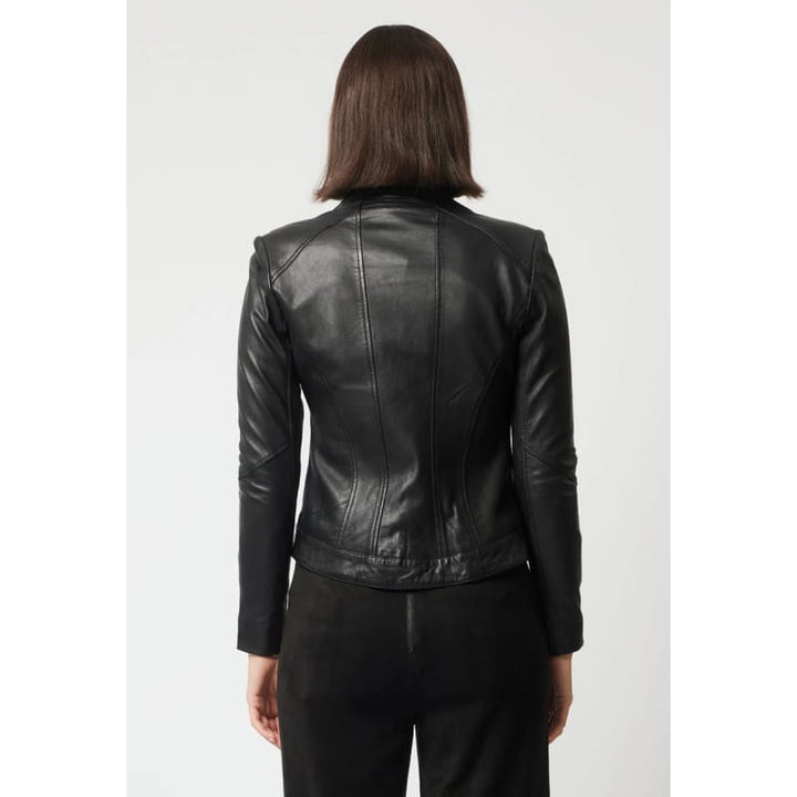 Nova Leather Jacket | Black - Jackets