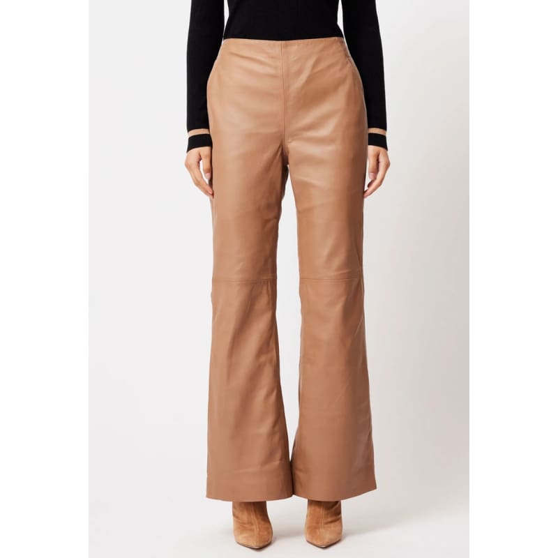 Nova Leather Pant | Husk - Bottoms