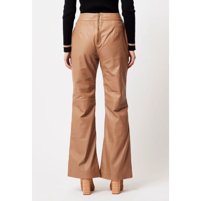 Nova Leather Pant | Husk - Bottoms