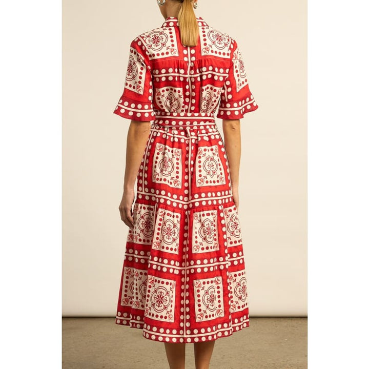 Oasis Dress | Poppy Scarf - Dress