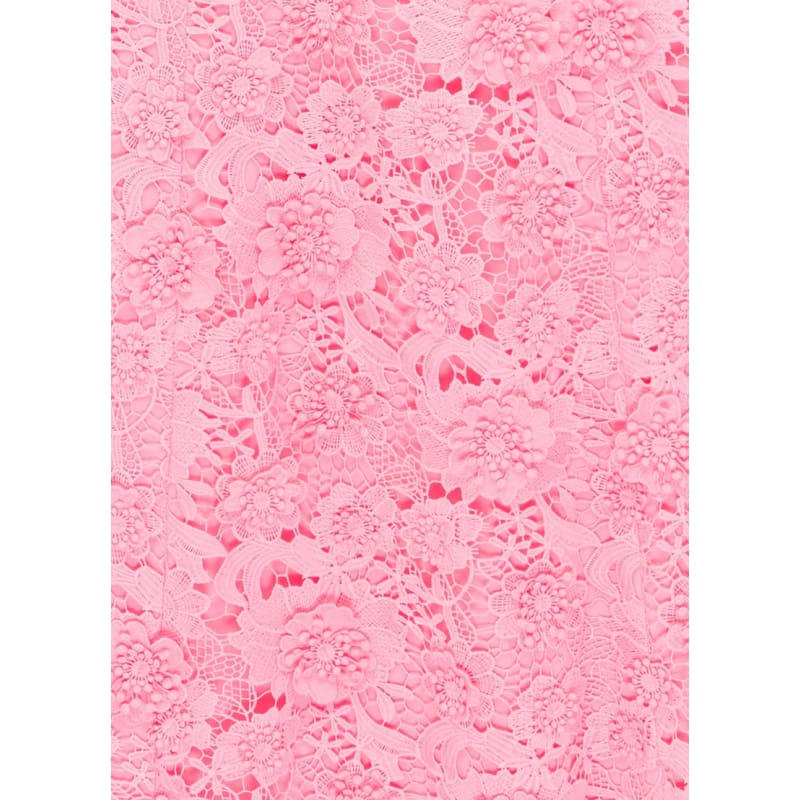Odette Lace Midi Dress | Bubblegum - Dress