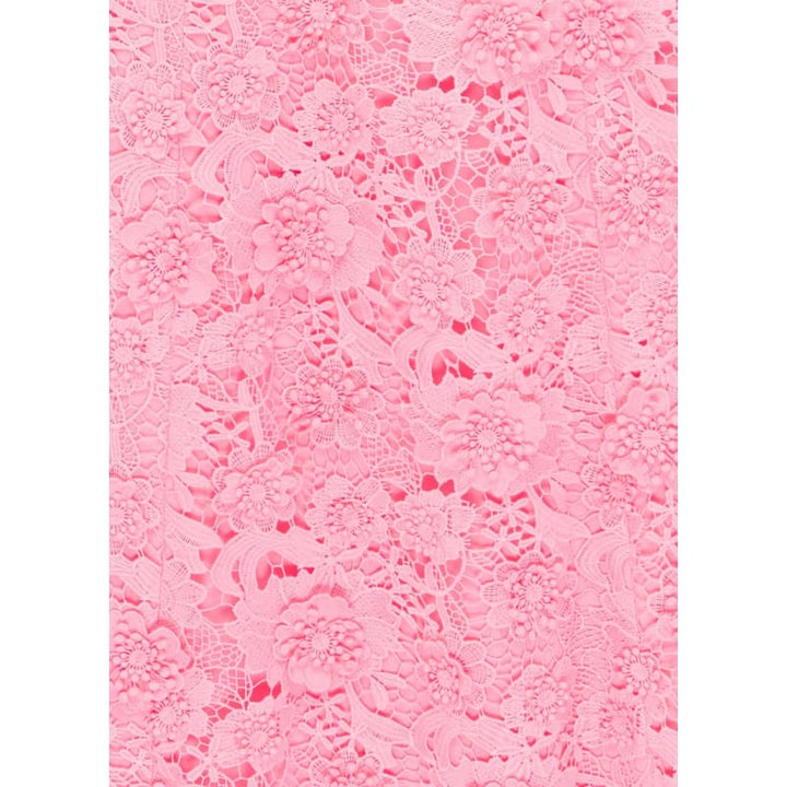 Odette Lace Midi Dress | Bubblegum - Dress