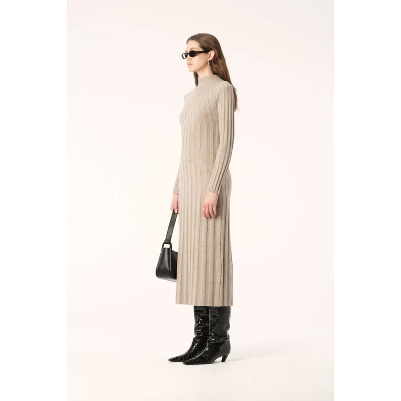 Okani Knit Dress | Sand Marle - Dress