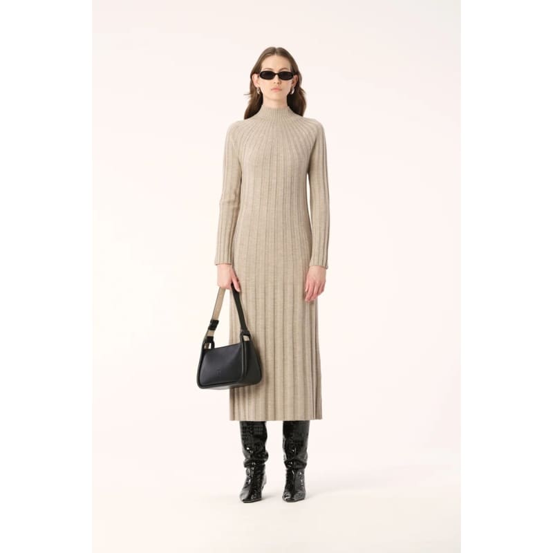 Okani Knit Dress | Sand Marle - Dress