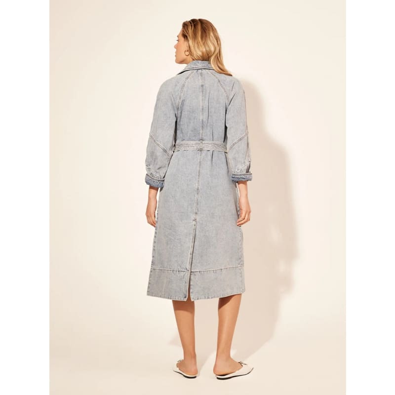 Olivia Denim Trench Coat - Jackets