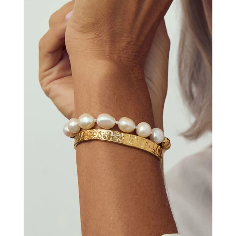 Olivia Gold Cuff Bracelet - Jewellery