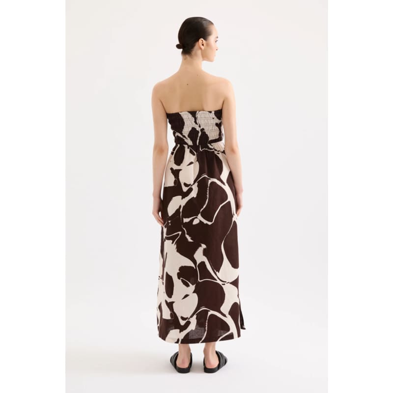 Ombra Shirred Maxi Dress Dress