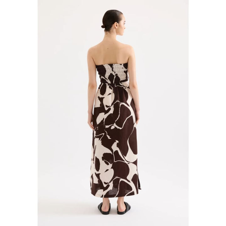 Ombra Shirred Maxi Dress Dress