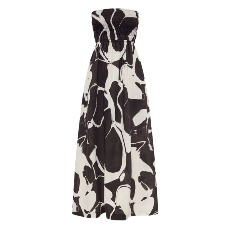 Ombra Shirred Maxi Dress Dress