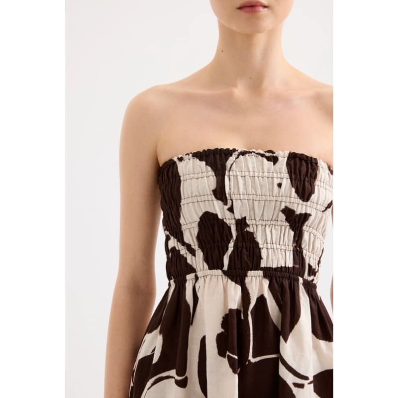 Ombra Shirred Maxi Dress Dress