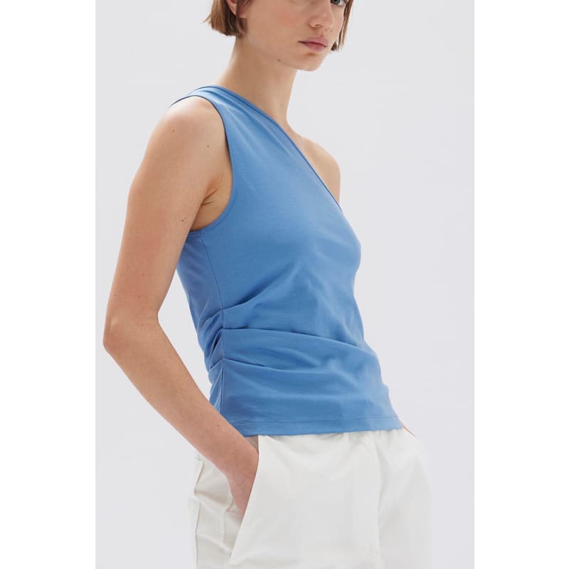 Orchid Jersey One Shoulder Top - Tops