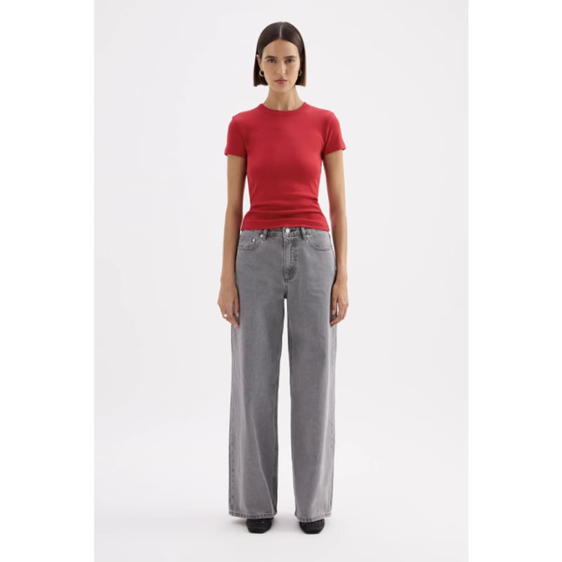 Organic Baby Tee | Cherry - Tops