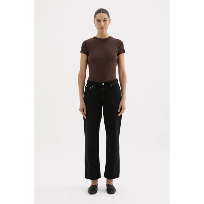 Organic Baby Tee | Chocolate - Tops