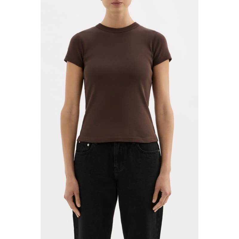 Organic Baby Tee | Chocolate - Tops