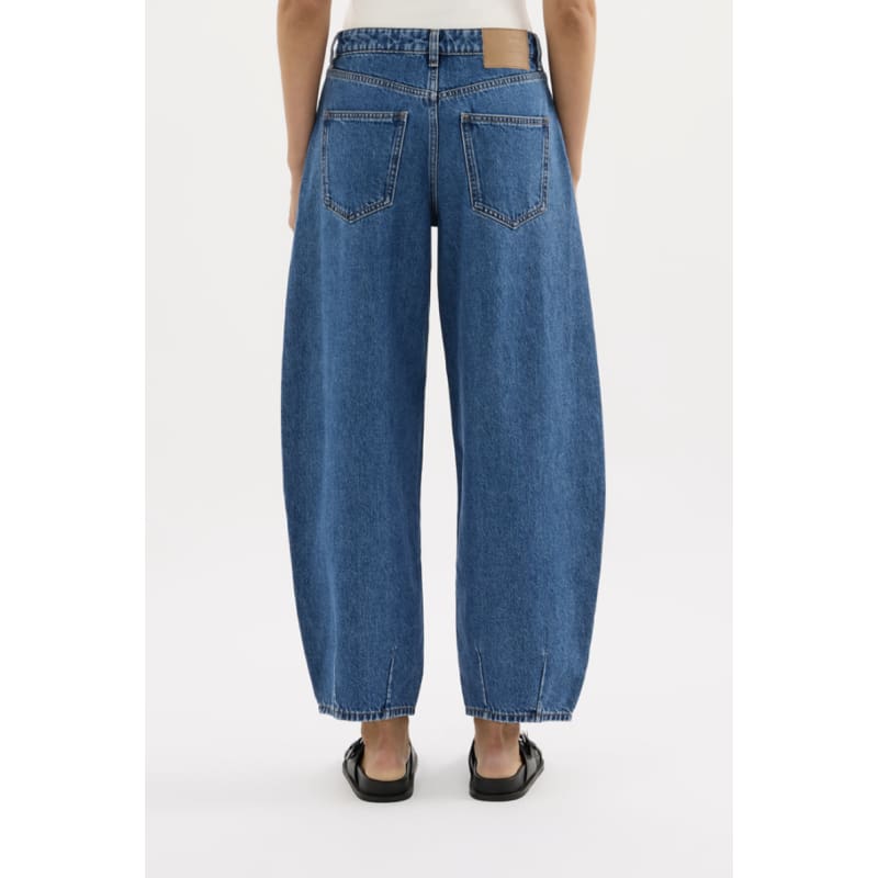 Organic Barrel Jean | Royal Blue - Bottoms