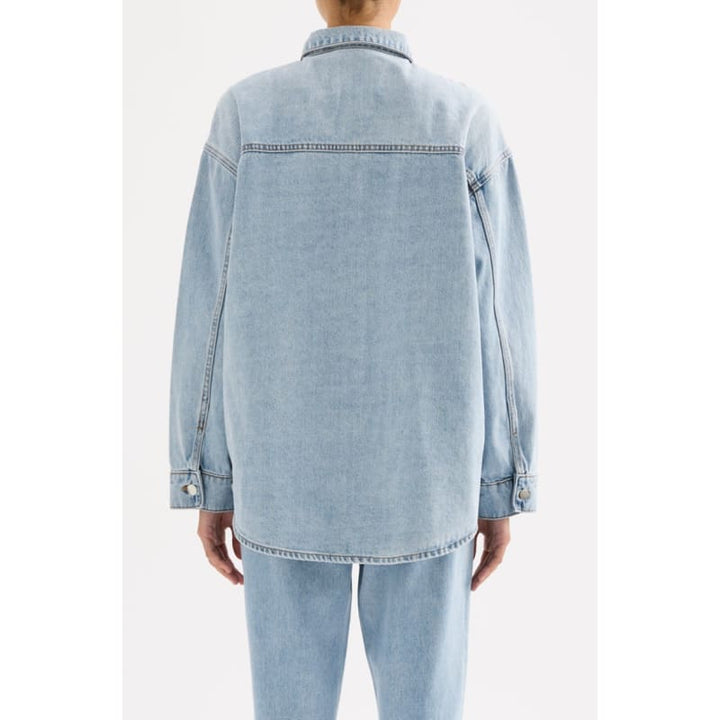 Organic Denim Overshirt | 90’s Blue Wash - Tops