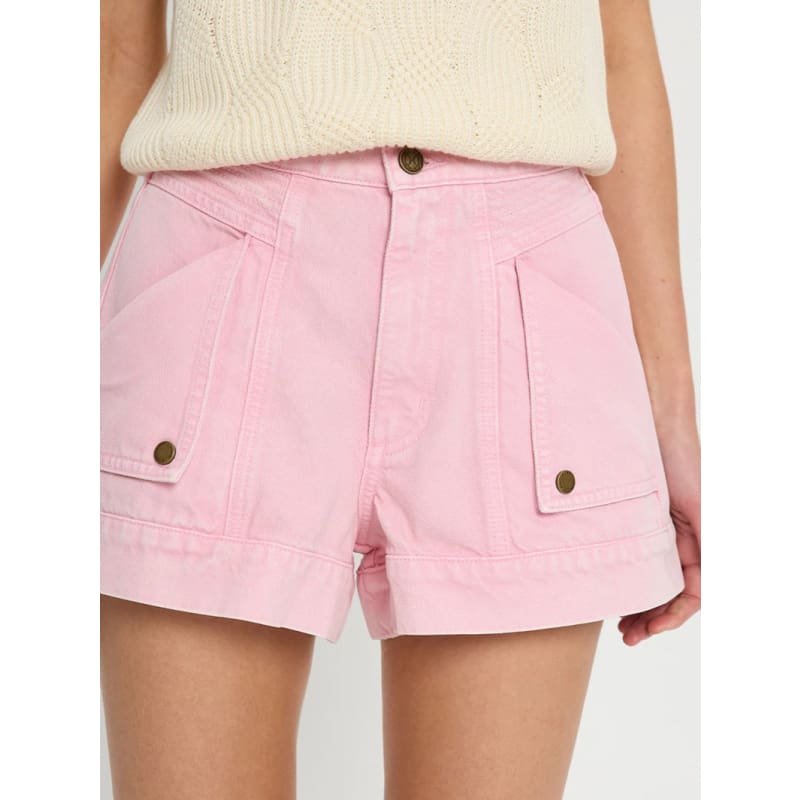 Paloma Denim Short | Pink - Bottoms