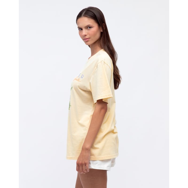 Papaya Summer Tee | Yellow - Tops