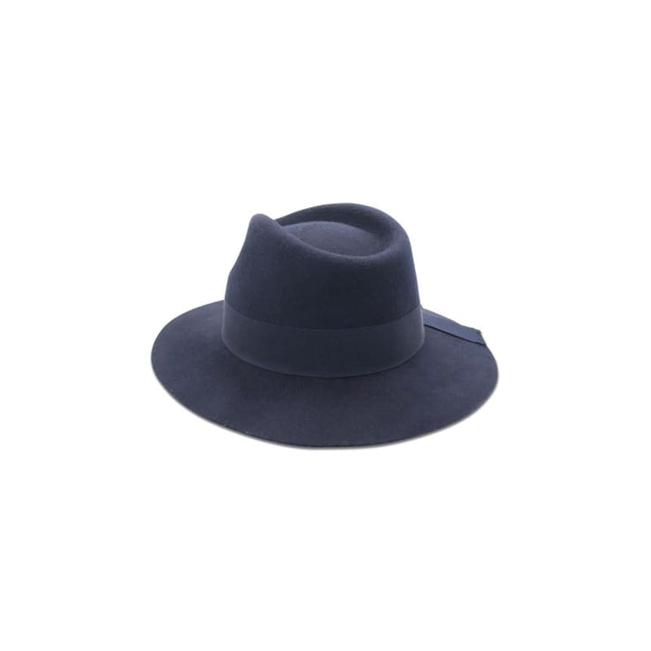 Penelope Wool Felt Fedora | Navy - Accessories