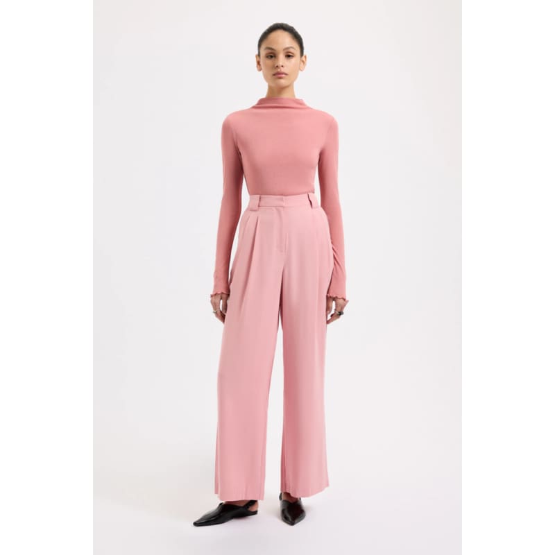 Petra Tailored Pant | Peony - Bottoms