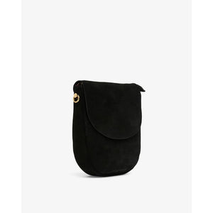 Phoebe Pouch | Black Suede - Accessories