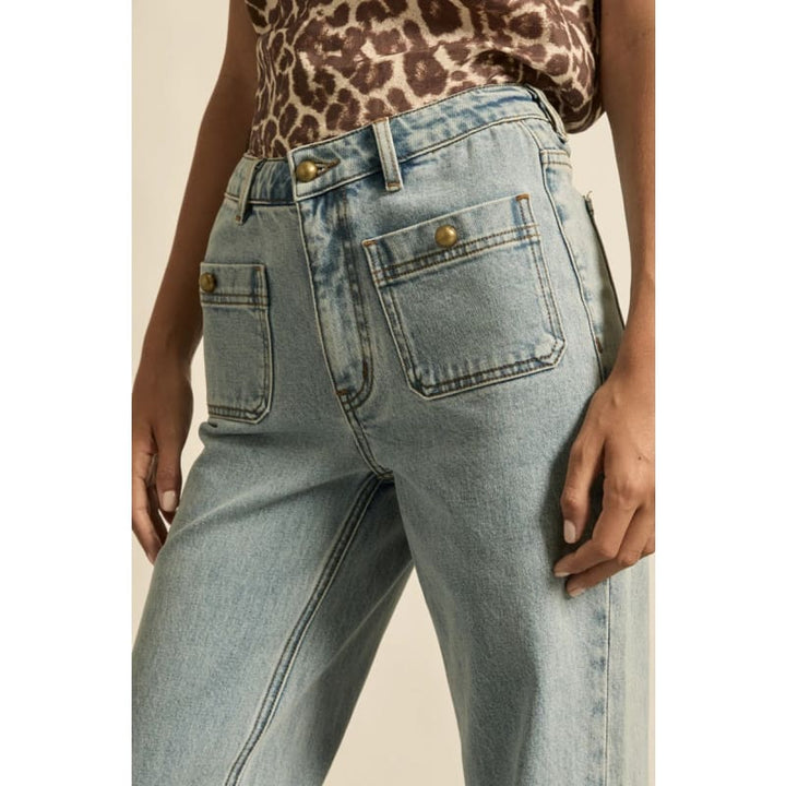Piazza Jean | Washed Denim - Bottoms