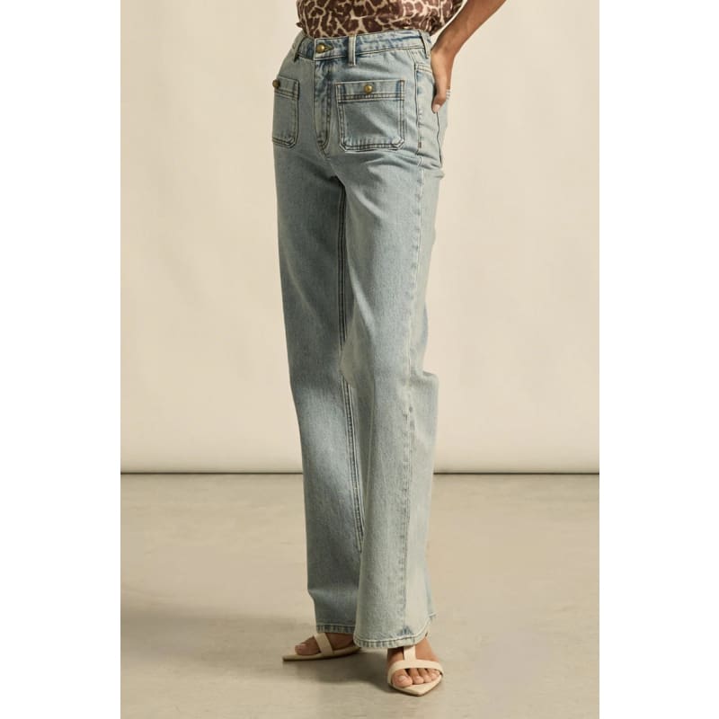 Piazza Jean | Washed Denim - Bottoms