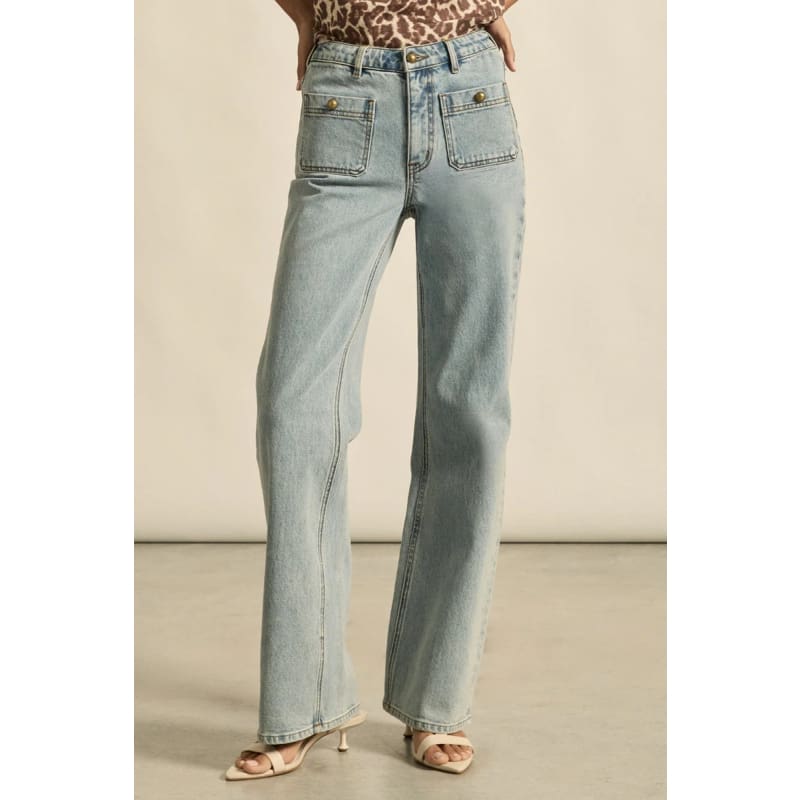 Piazza Jean | Washed Denim - Bottoms