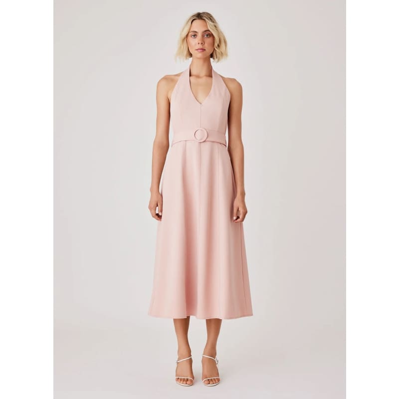 Pier Halter Dress | Peach - Dress