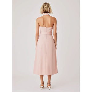 Pier Halter Dress | Peach - Dress