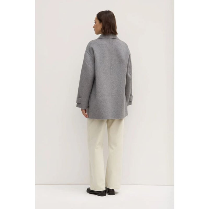 Pierra Wool Coat | Grey Marle - Jackets