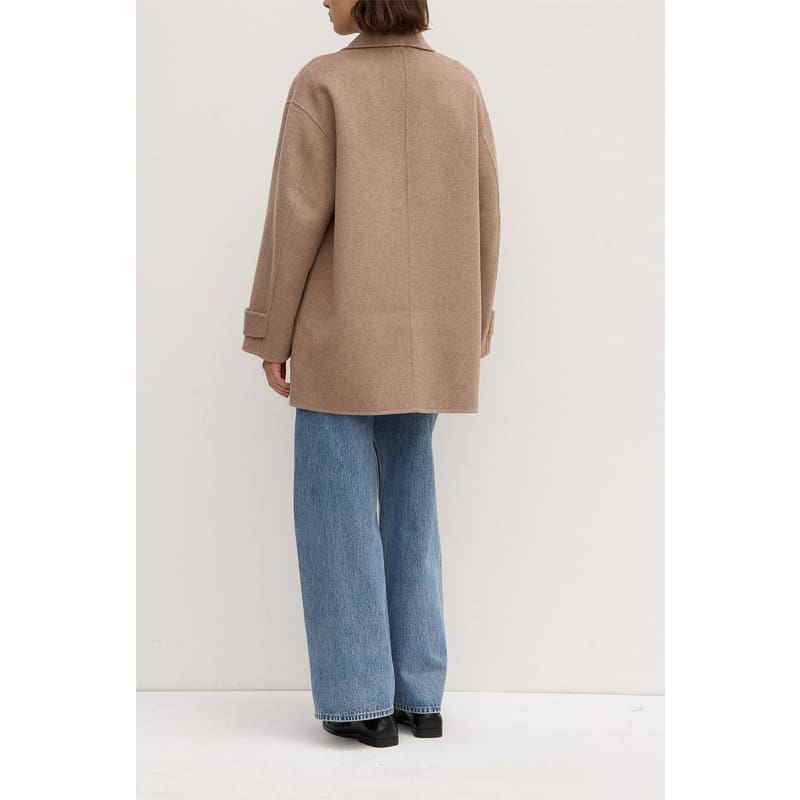 Pierra Wool Coat | Sable Marle - Jackets