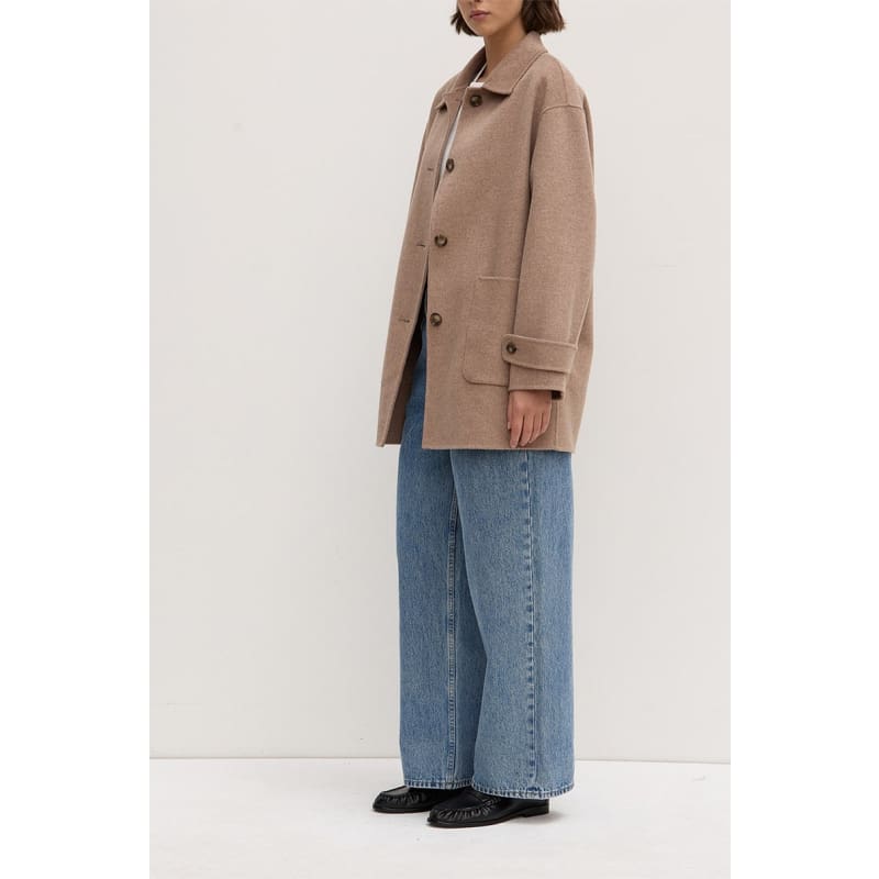 Pierra Wool Coat | Sable Marle - Jackets
