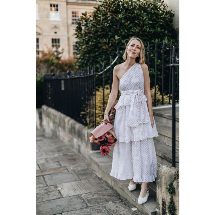 Plum Pudding One Shoulder Maxi Dress - Dress