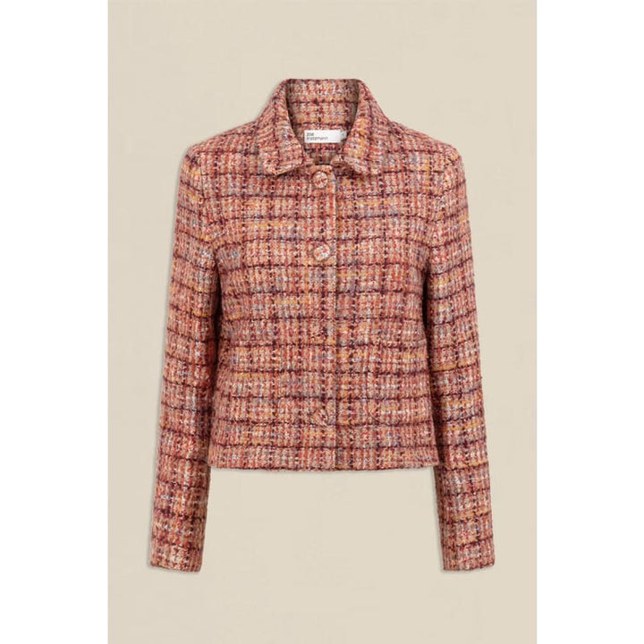 Plume Jacket | Berry Check - Jackets