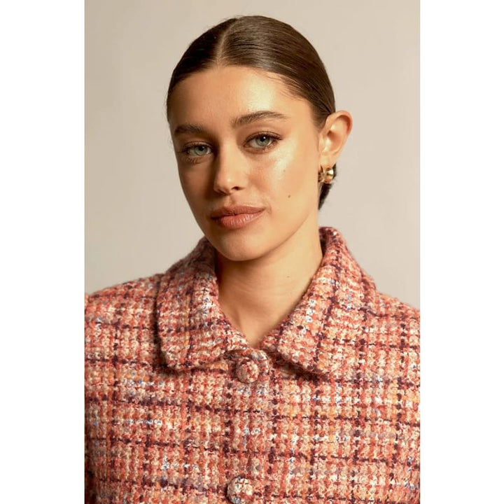 Plume Jacket | Berry Check - Jackets