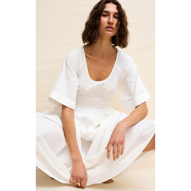Poet Dress | Ivory - Dress