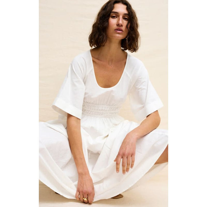 Poet Dress | Ivory - Dress