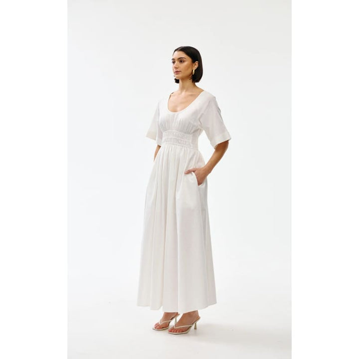 Poet Dress | Ivory - Dress