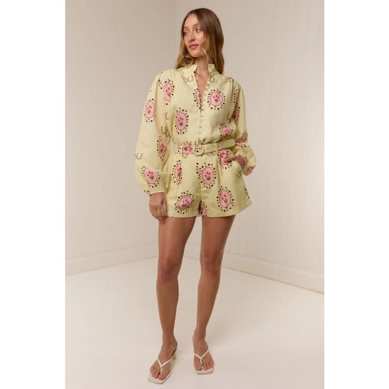 Porto Shorts | Savanna Tile - Bottoms